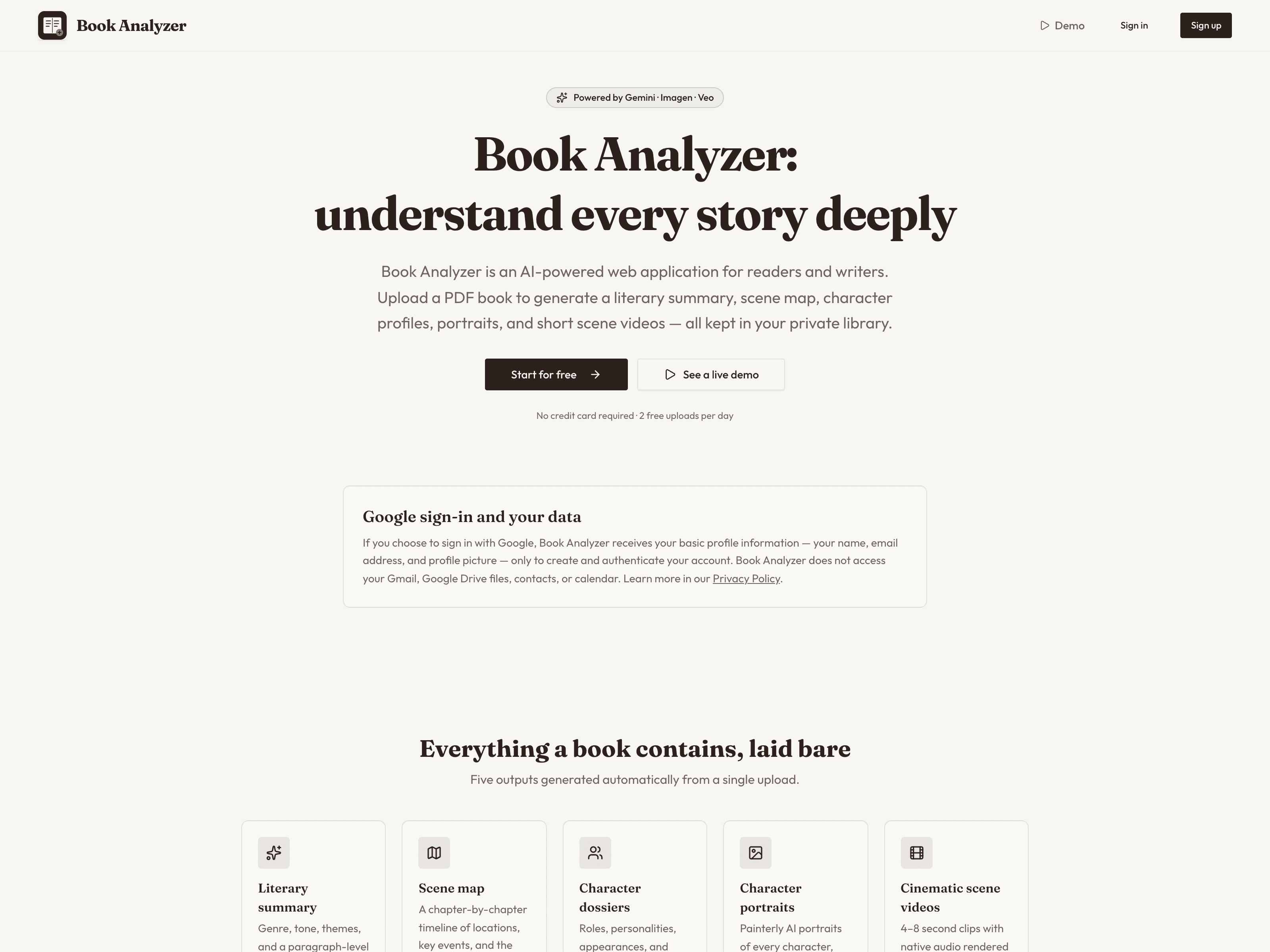 Book Analyzer
