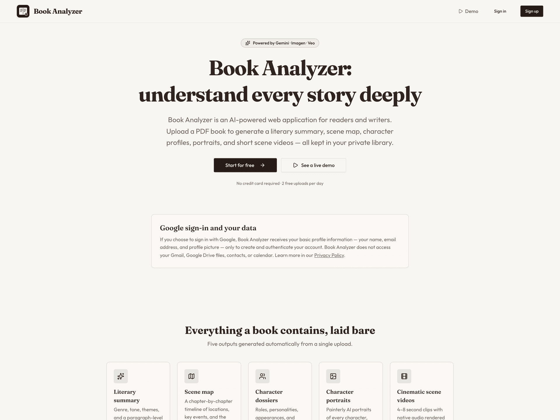 Book Analyzer